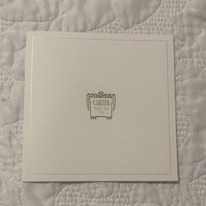 Cartier cards & envelope